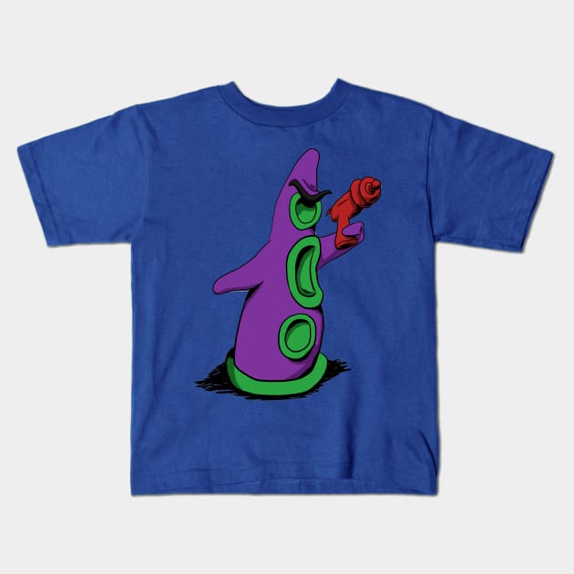 Day Of The Tentacle Kids T-Shirt by Black Snow Comics